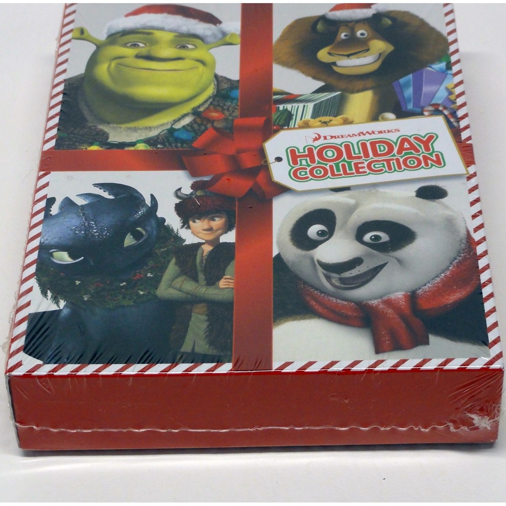DreamWorks Holiday Collection DVD 4 Specials Shrek Madagascar Kung Fu Panda New - Picture 5 of 6